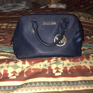 Michael Kors navy blue bag
